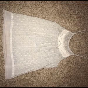 grey flowing tank top